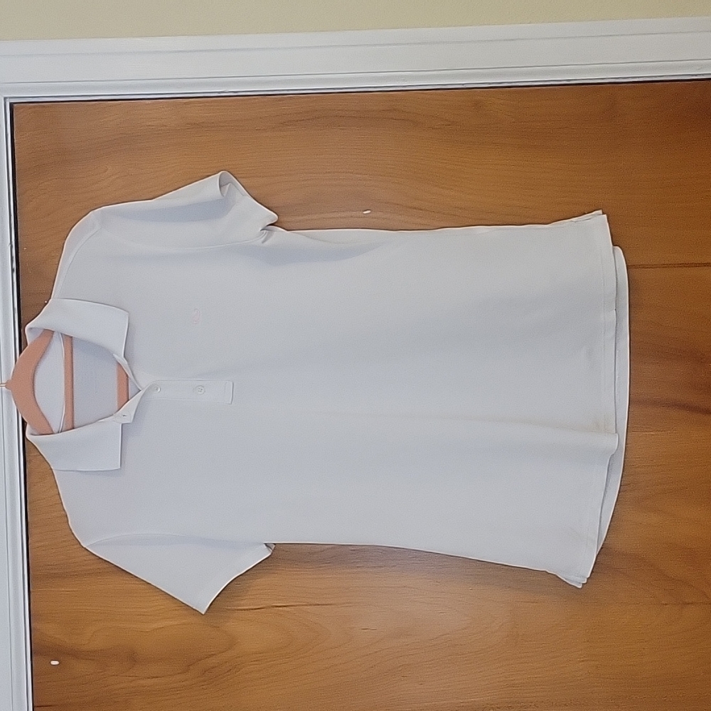EUC Vineyard Vines performance polo, white, sz S